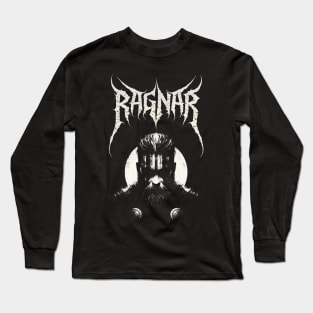 Ragnar Lodbrok Black Metal Aesthetic Long Sleeve T-Shirt